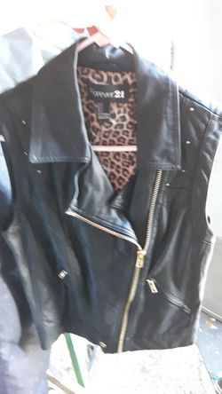 Leather vest