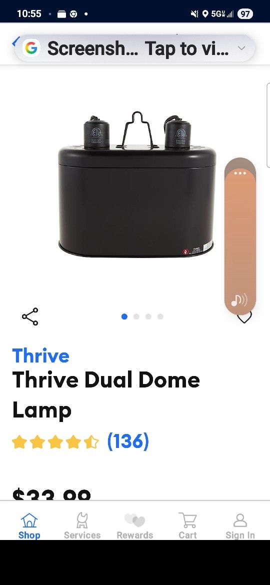 DUAL dome Lamp By THRIVE NEW