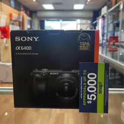 Sony A6400 With 16-50mm Lens