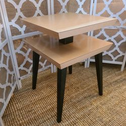 Vintage Philcraft Space Age Atomic 2 Tier Side Table
