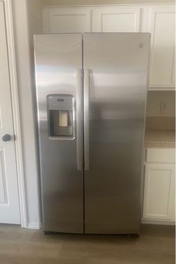 GE side-by-side refrigerator