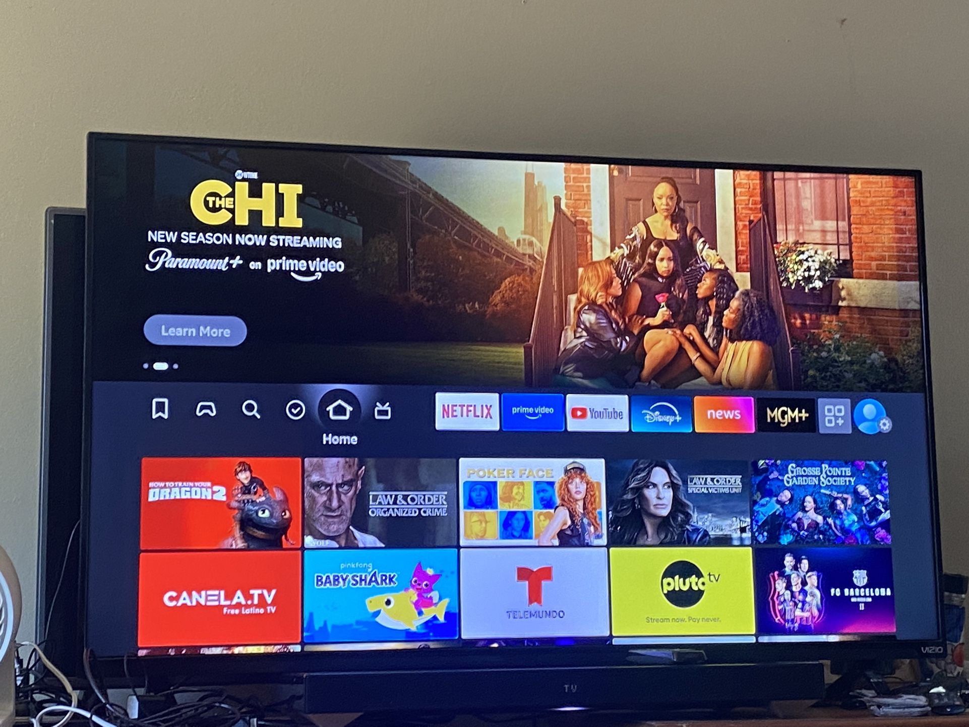 Tv Television Vizio Smart Tv With Firestick Player With Remote Control 58 Inches Tv Vizio Lcd Tv MAKE AN OFFER!