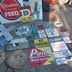 Vintage Advertisement Signs For Sale