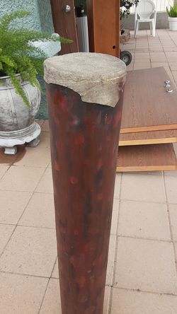 Hand-made finger drum