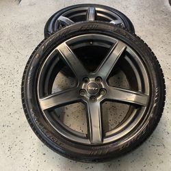 Two Hellcat Rims