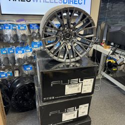 Fuel Rebar D848 Size 17x9 Offset +1 Bolt Pattern 6x114.3 Gunmetal Fits Nissan Frontier Xterra Dodge Dakota Durango