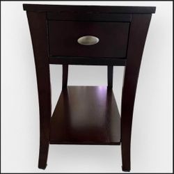 Side table/End table with storage drawer