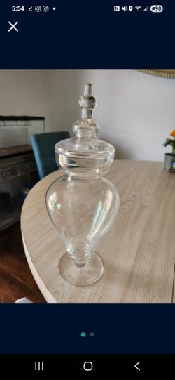 Glass Apothecary Jar