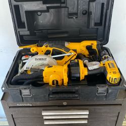 18v Dewalt 4 Piece Tool Box