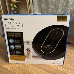 75% OFF NEW FACTORY SEALED KALORIK HUVI ROBOTIC VACUUM.  BUILT IN AROMA DIFFUSER.  GREAT GIFT. 🔥🎄🎄.  RETAIL $666.99!! 1 YEAR WARRANTY   ONLY $175🔥