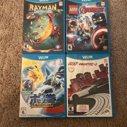 Nintendo Wii U Games - Rayman Legends Lego Avengers Pollen Tournament Need For Speed Most Wanted