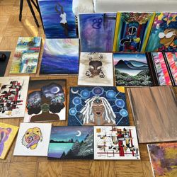 Canvas Painting Bundle. Starting At $5