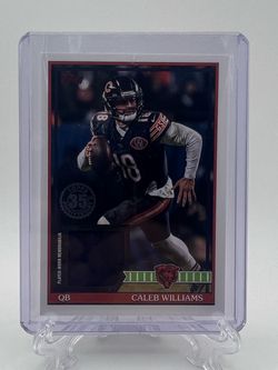 Caleb Williams Topps 35th Anniversary Player-Worn Memorabilia Card