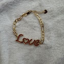 Red Stone Love Bracelet 