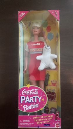 1998 New in Package Coca Cola Party Barbie