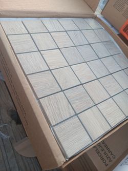 Wood Look Porcelain Mosaic Tile 12x12