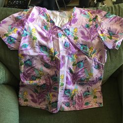 Scrub Top With Tinker Bell