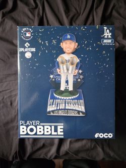 Foco Clayton Kershaw back To Back World Series Bobble Head