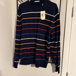 Darid Color Band Rubber Crewneck 