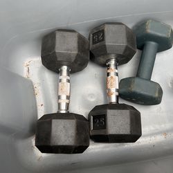 25lb 15lb Dumbells