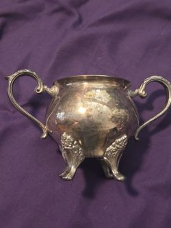 Vintage Silver Small Pot