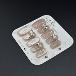 Press On Nails Size M Reusable Handmade