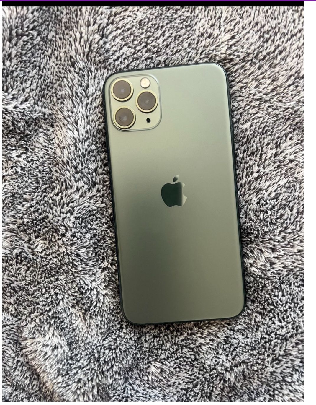 iPhone 11 Pro Max 256 gig good condition UNLOCKED FOR ANY CARRIER NO TRADES