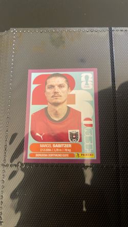Marcel Sabitzer panini purple sticker