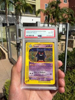 Gengar (13) Holo PSA 6 - Expedition (🌀SWIRL🌀)