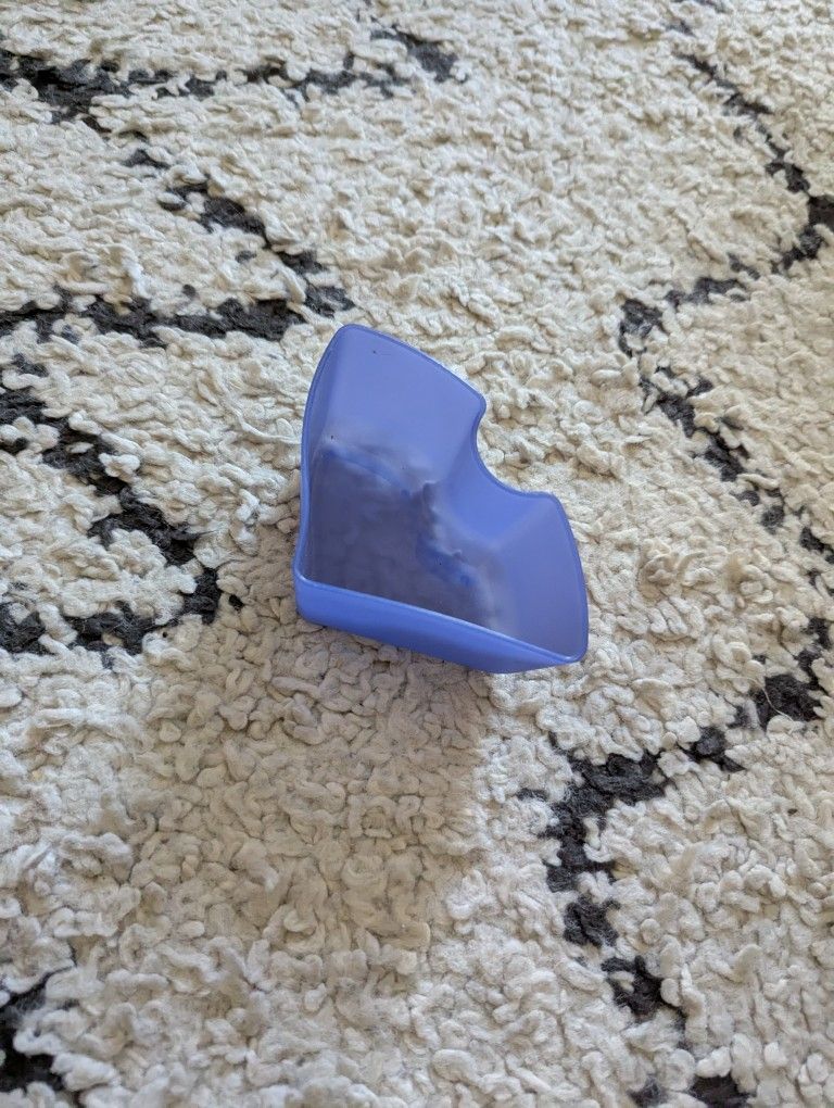 Small Blue Plastic Organizer, Holder, Container