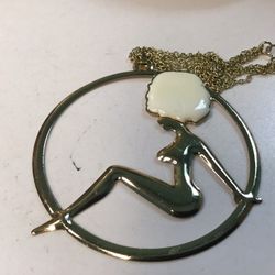 Pin Up Girl Necklace