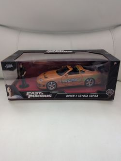 Jada Fast & Furious Brian & Toyota Supra Die-Cast
