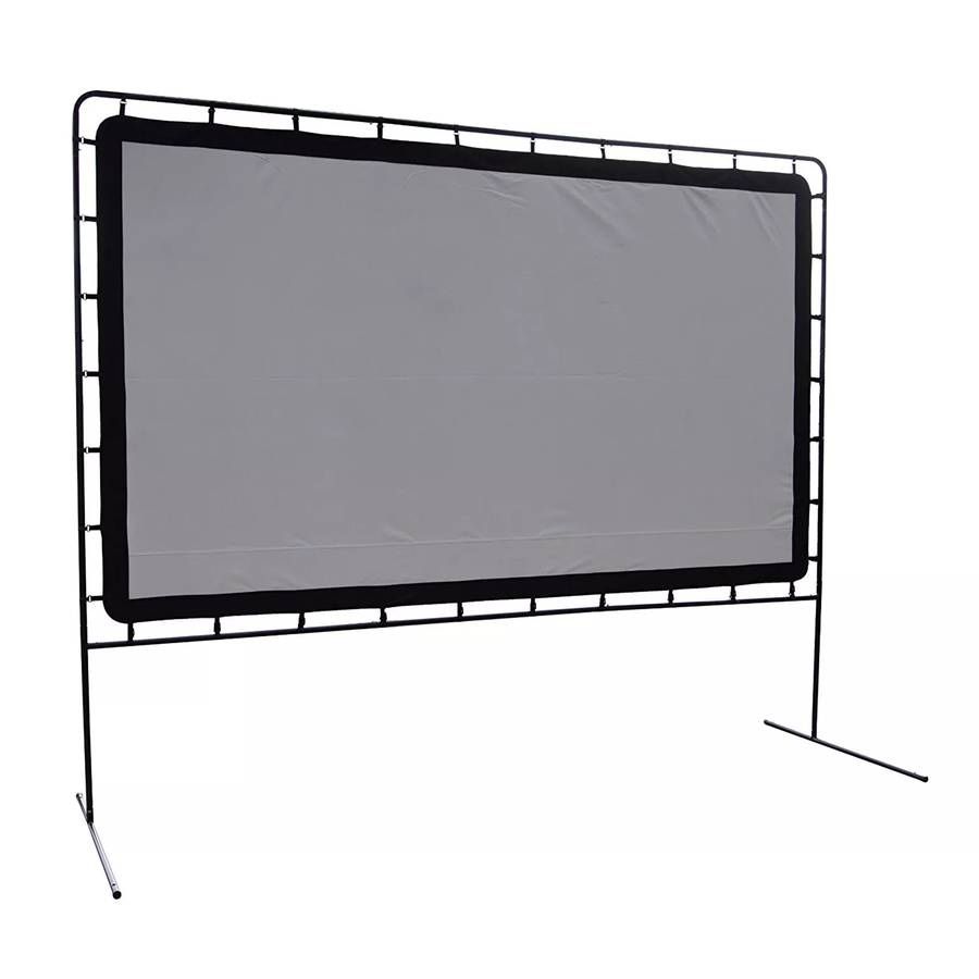 NEW 144 inch Indoor/Outdoor Portable Projector Silver Screen