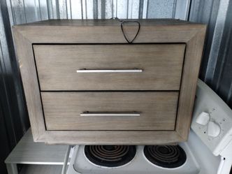 2-Drawer Wood Nightstand or Dresser