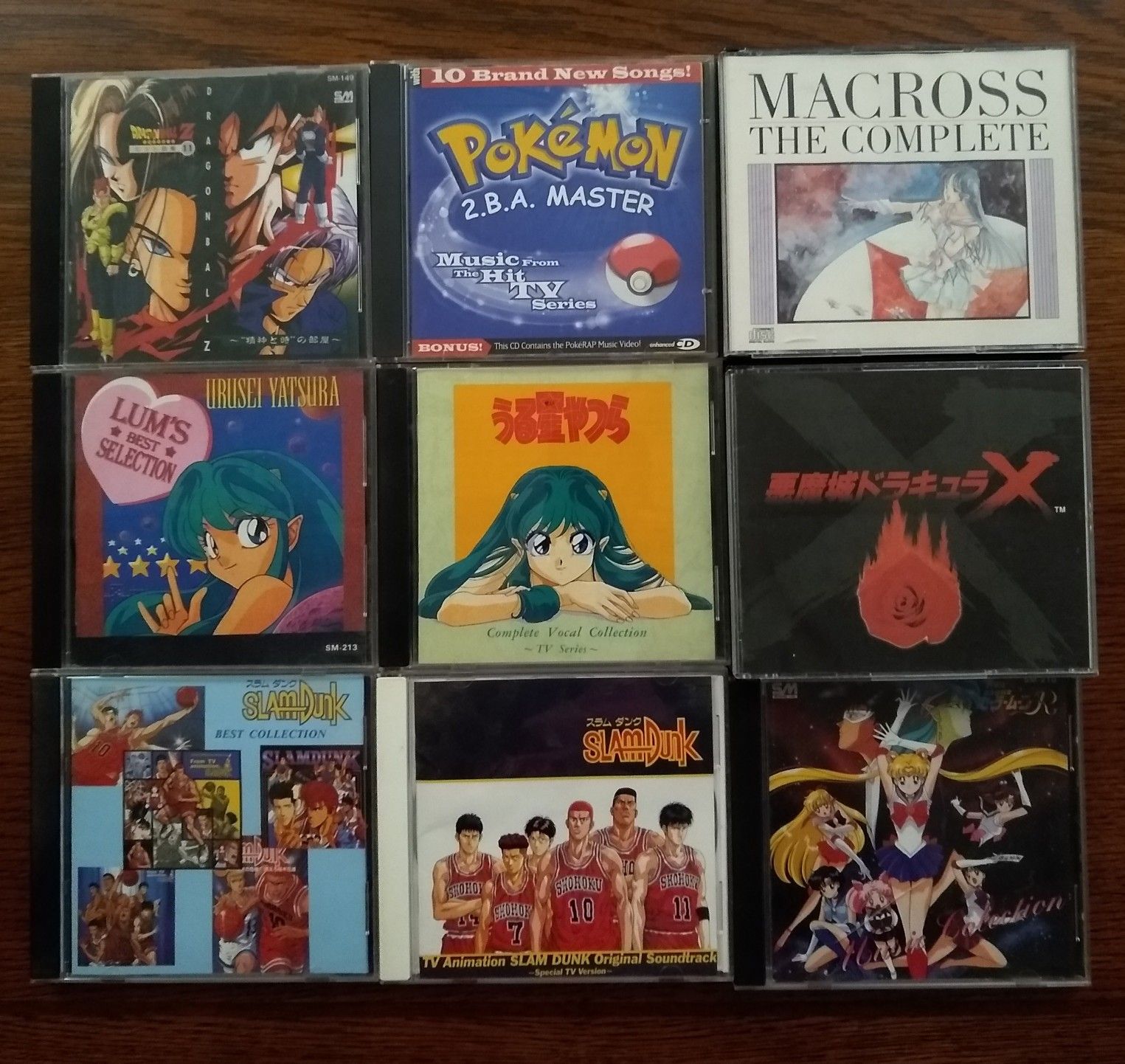 80's/90's Anime Music CDs, Pokemon, Sailor Moon and others