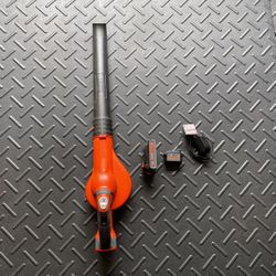 Cordless 20V Leaf Blower with Battery+Charger