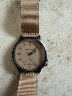 Columbia Men’s Field Watch Tan Nylon Strap