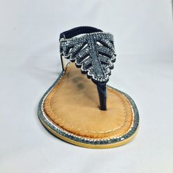 Jaylah NG32 Open Toe Flat Thong Sandals Slingback Ankle Strap