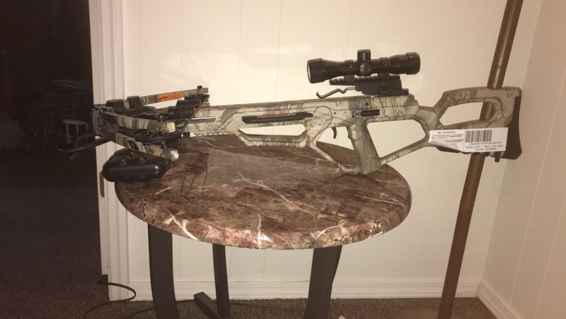 Bear X Kronicle Crossbow with illuminated scope