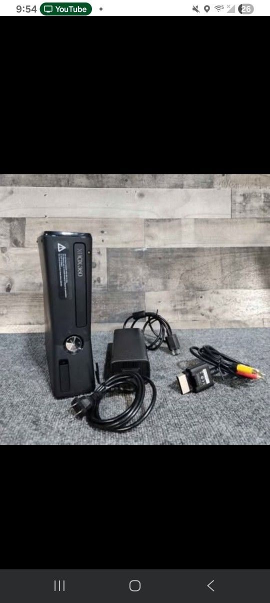 Microsoft xbox 360 slim black