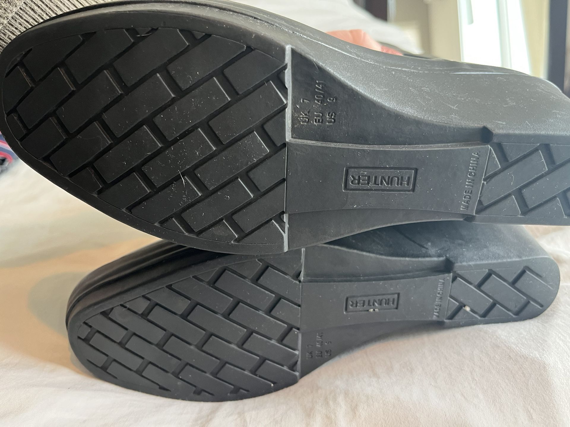 Hunter Wedge Rain Boot Size 9 $55