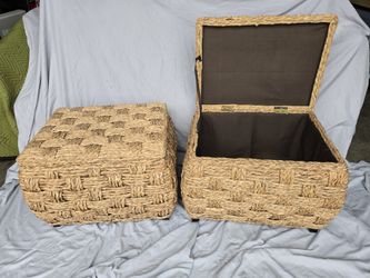 Wicker Style Storage Chest $30 each
