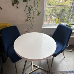 Table and chairs