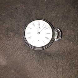 WALTHAM - Special Edition Sterling Silver Rail Road Pocket Watch 