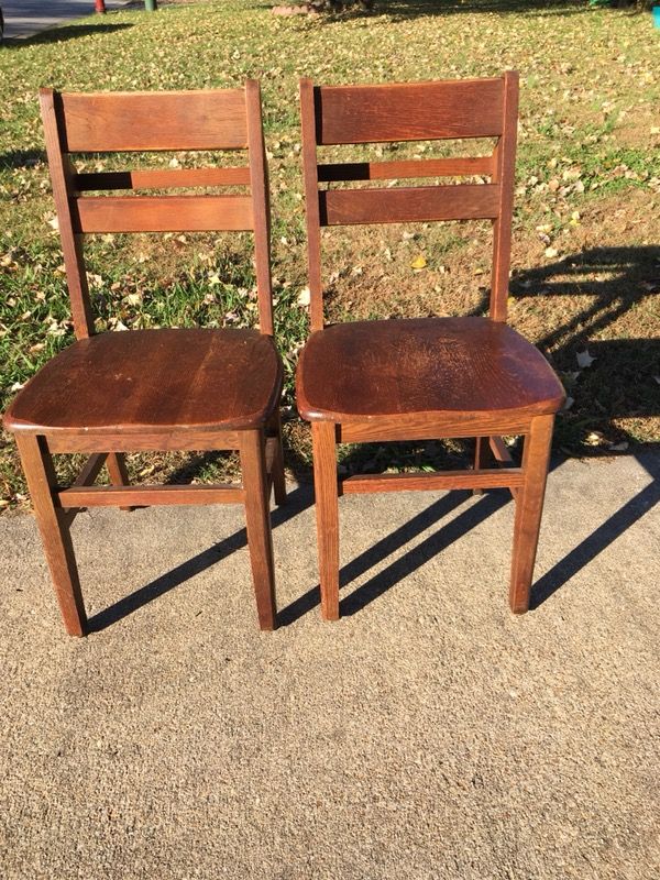Antique Sunday School Chairs
