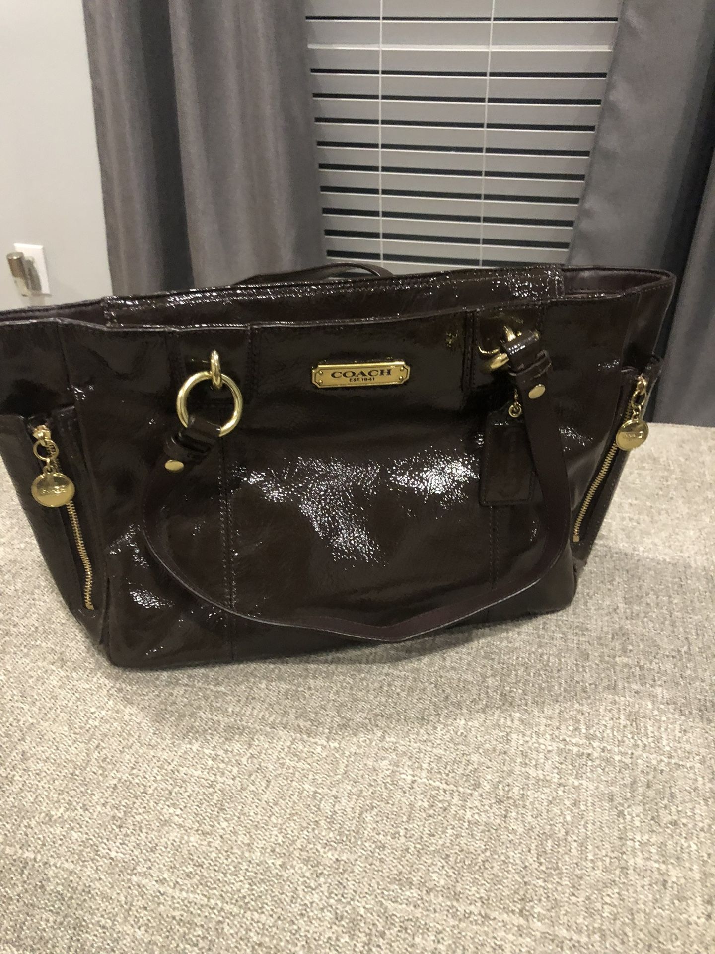 Brown Coach bag