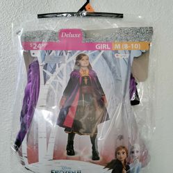 Disney Frozen 2 Princess Anna Halloween Costume Girl Size M 8-10