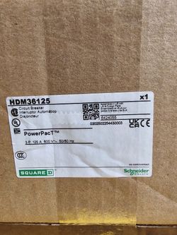 PowerPact Circuit Breaker HDM36125 