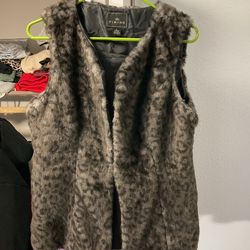 fur vest
