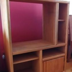 Nice Oak Entertainment Center 